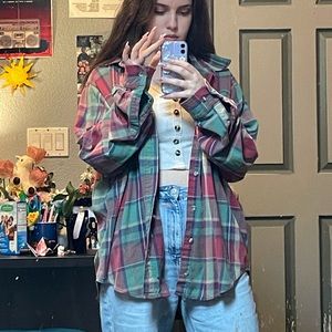 Oversize flannel